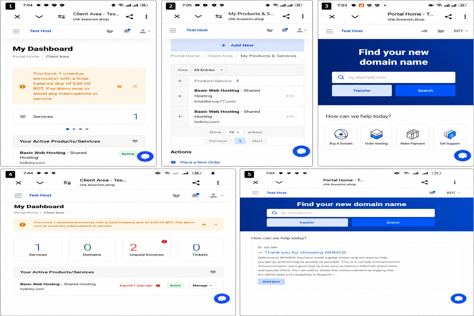 Lagom2 Whmcs Premium Template Available